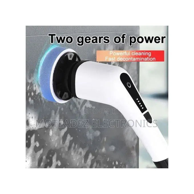 7in1 Rechargeable 25w Wireless Turbo Cleaning Spin Scrubber Brush