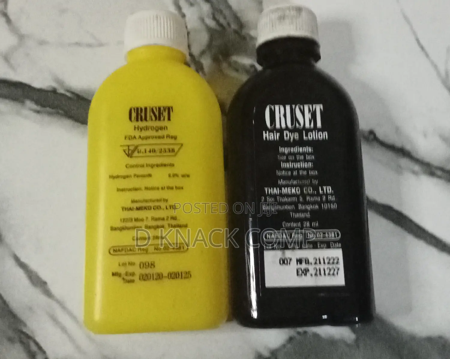 Cruset Hair Dye (Deep Black)