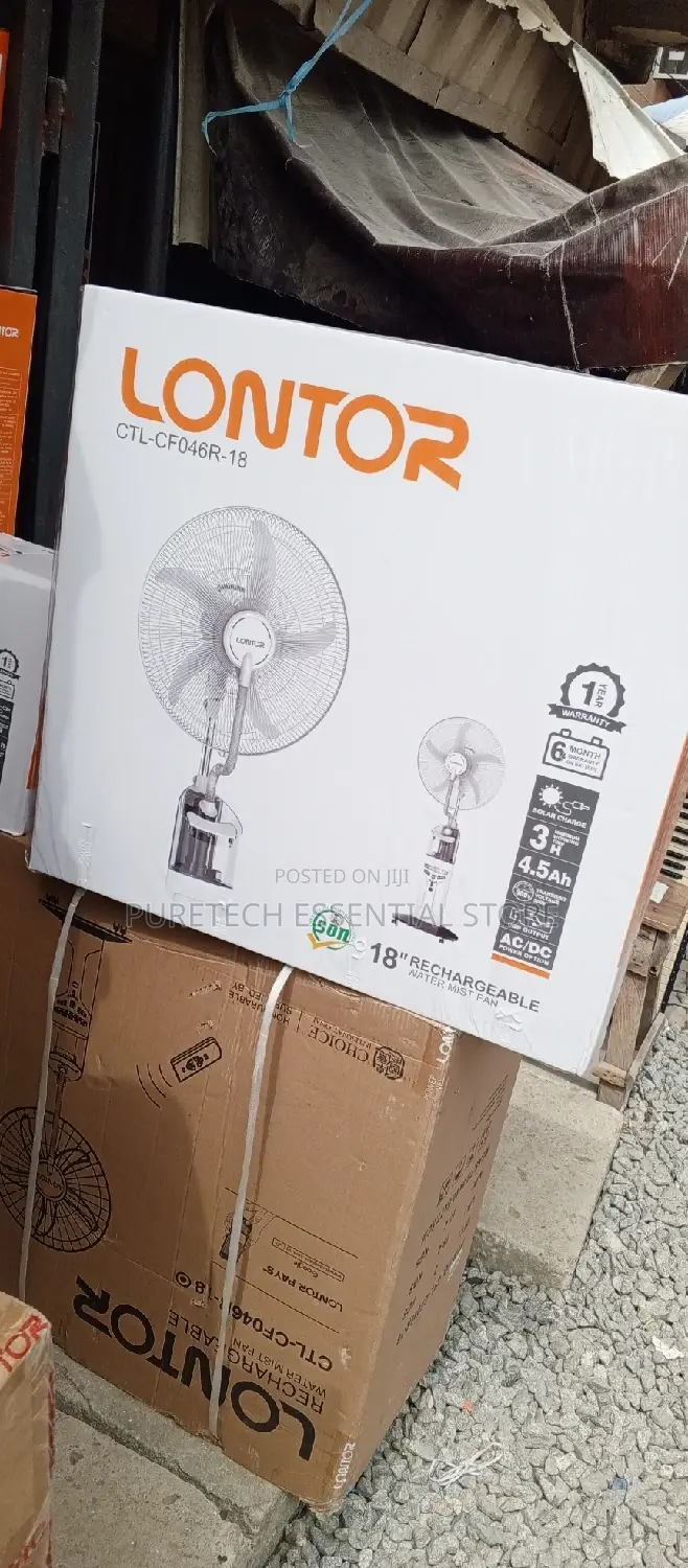 Rechargeable Lontor 18inchs Fan