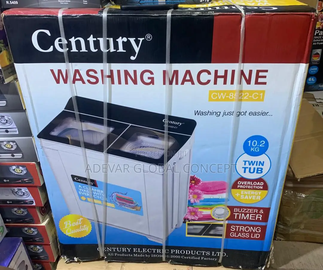 Century 10.2kg Semi-Automatic Twin Tub Washing Machine