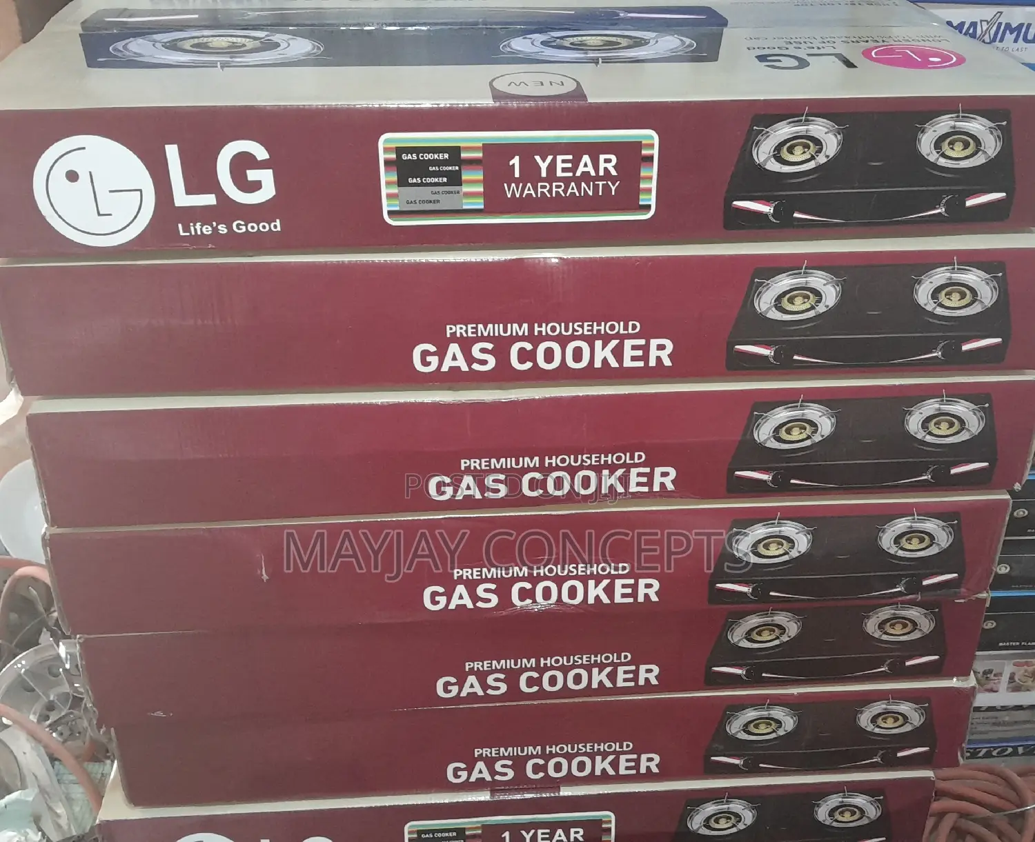 Lg Table Gas Double Burner-Premium Household Gas Cooker