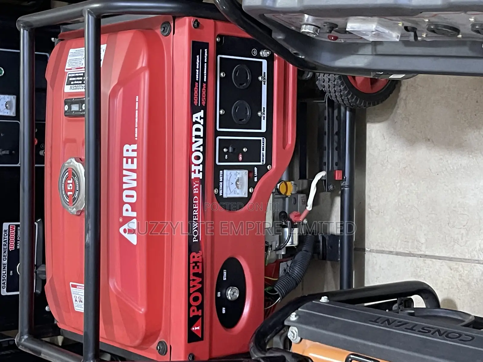 Ipower Honda 4kva Automatic 100 % Copper Coil Generator