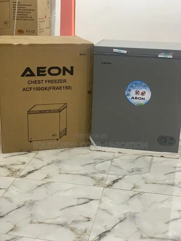Gray Quality Aeon Chest Freezer 150l