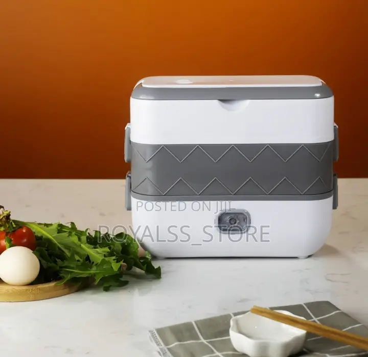 Stainless Steel Electric Lunch Box 110v 4in1 Double Layers