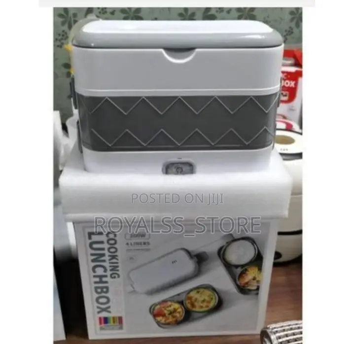 Stainless Steel Electric Lunch Box 110v 4in1 Double Layers