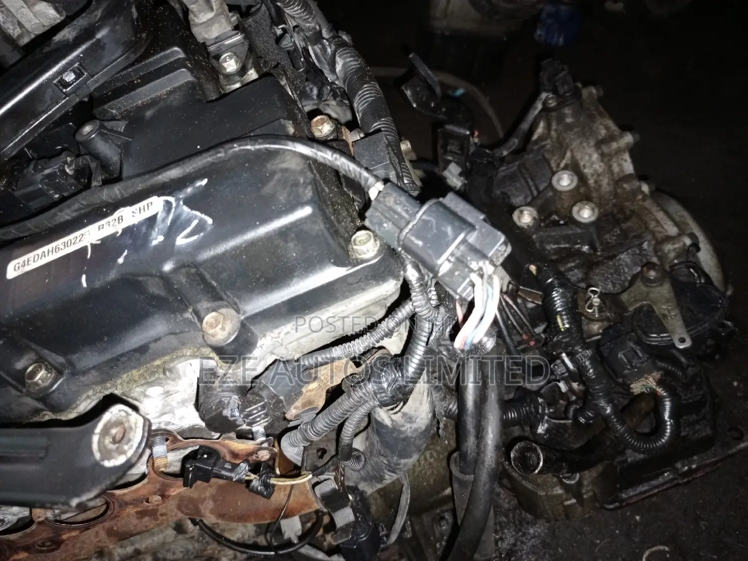 Complete Engine and Gearbox for Kia Rio 2008.
