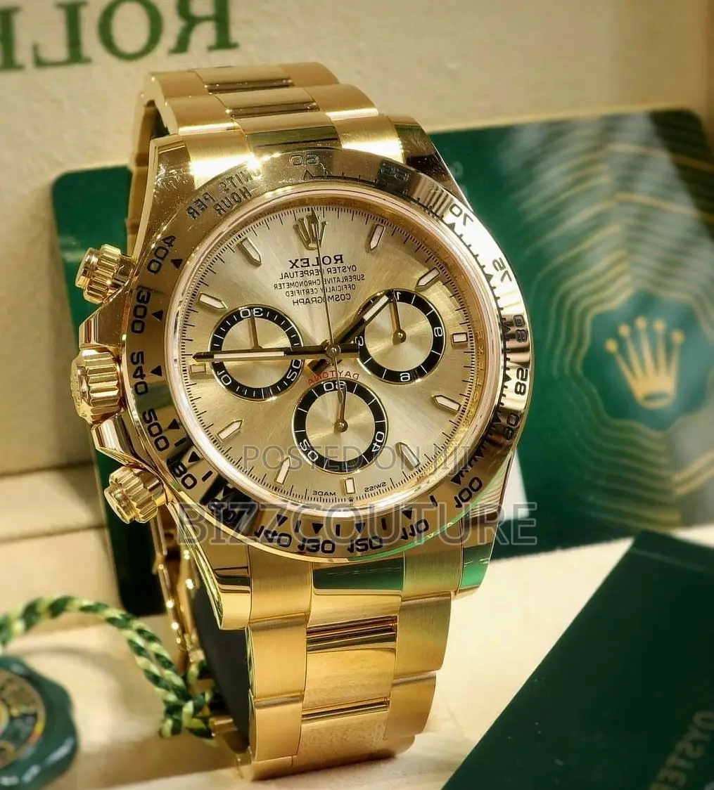 Original ROLEX OYSTER PERPETUAL Gold Chain Available Instore