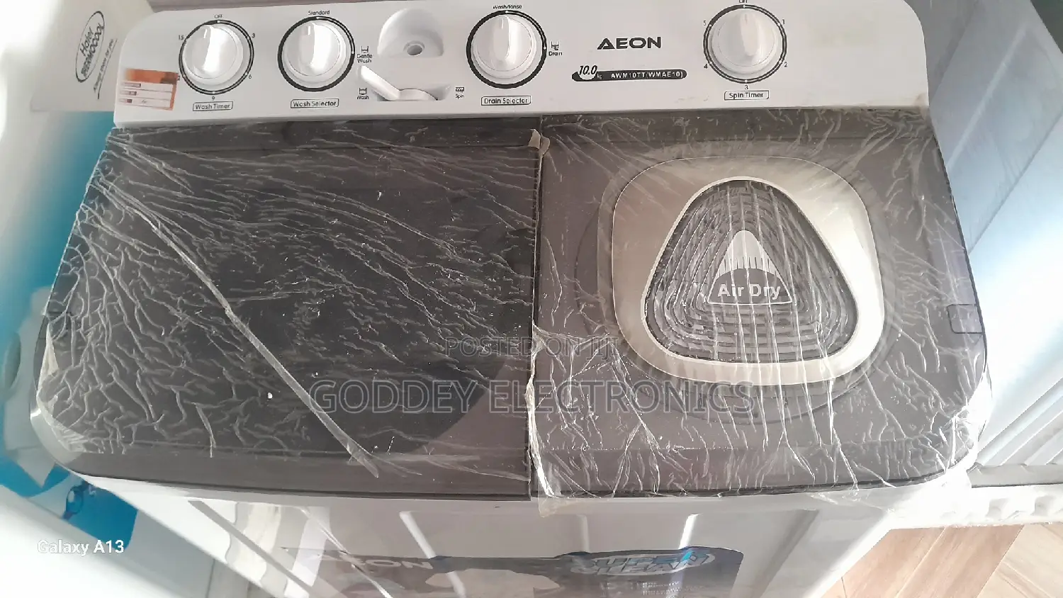 Aeon Washing Machine 10kg 2 Years Warranty