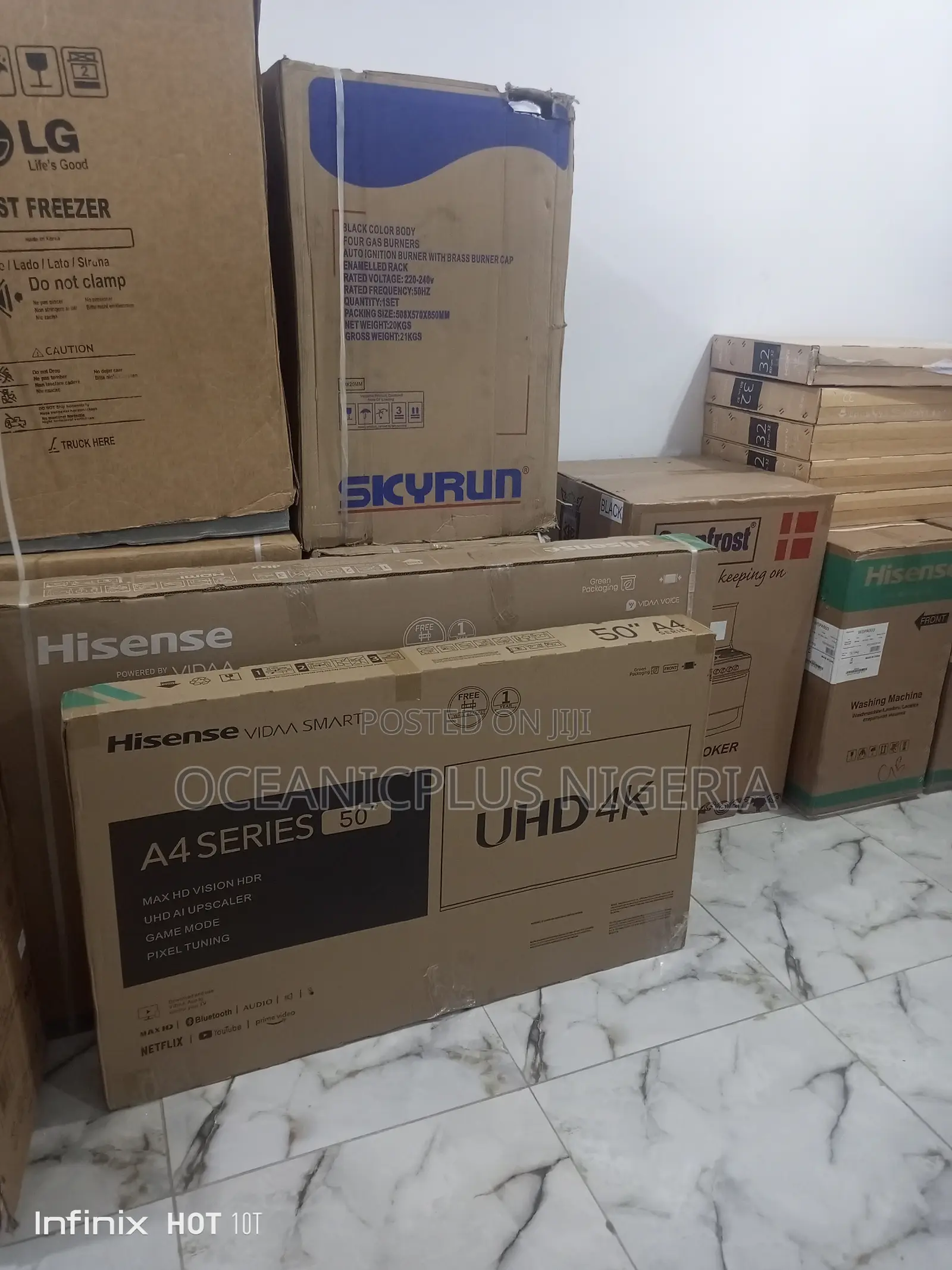 50 Inches -Hisense -Smart -TV With Netflix and Youtube