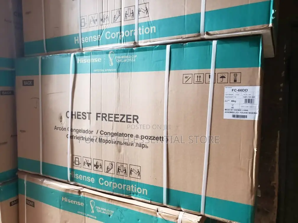 Original Hisense Double Door Chest Freezer 720 Liters 91dd