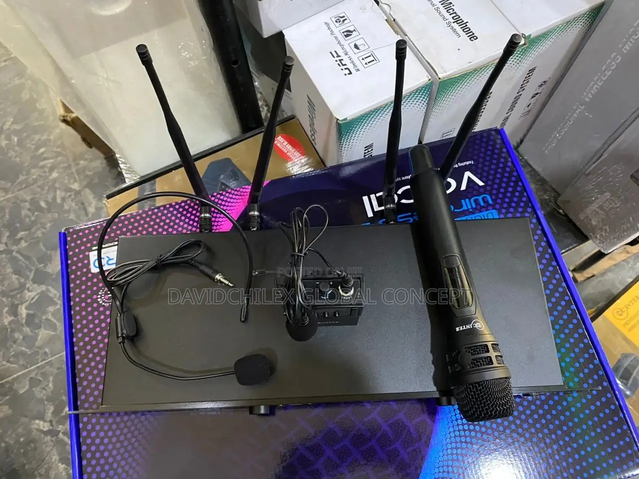 Uc Inter Ma6500 Professional Wireless Microphone