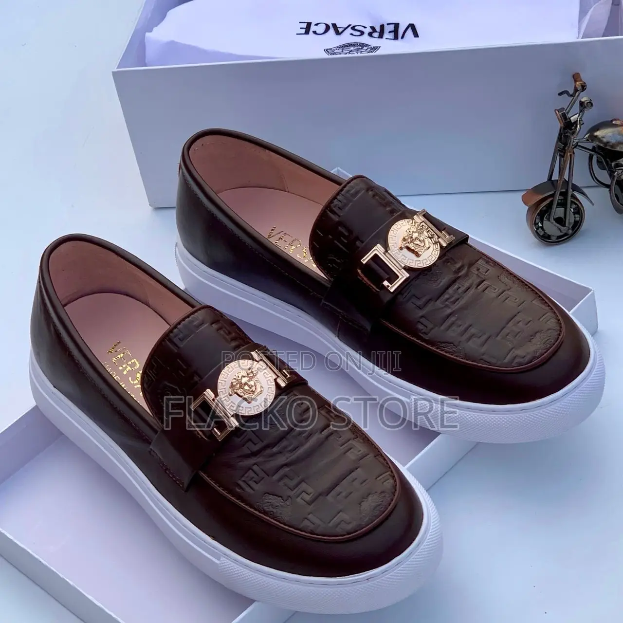 Original Versace Leather Sneakers