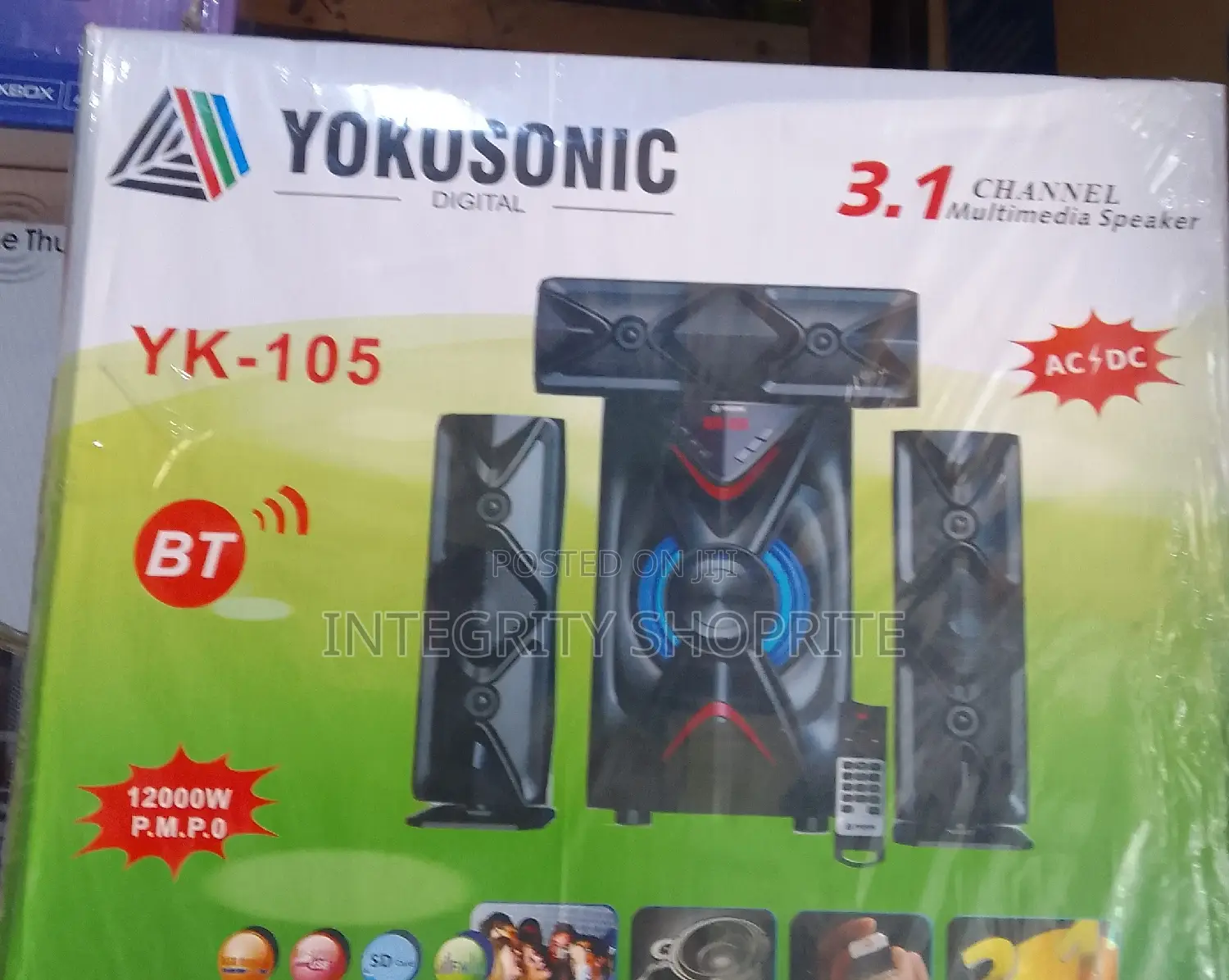 3.1ch Powerful Bluetooth Powerful Home Theater Black