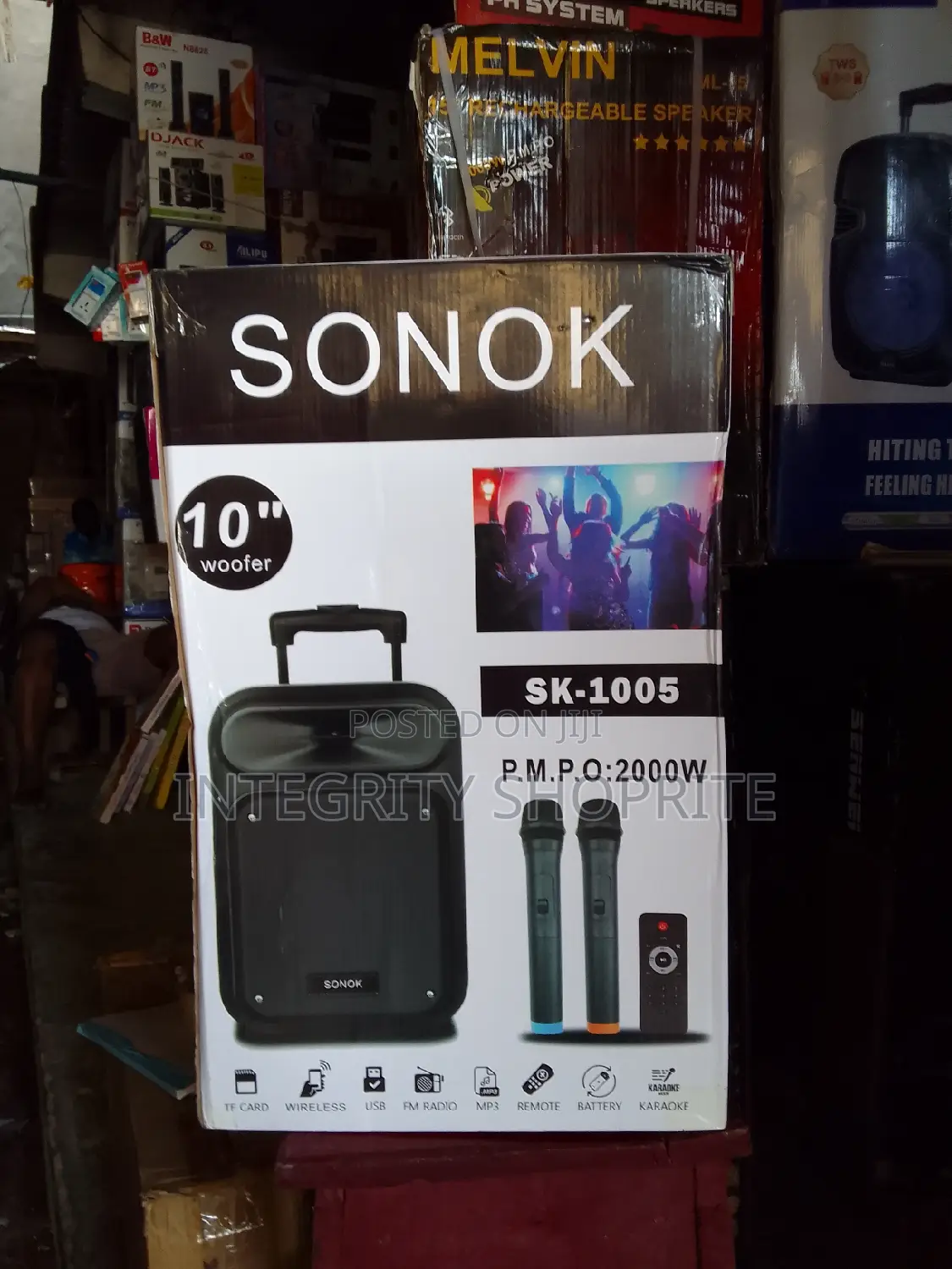 SONOK 10 Inches PA System With Two Wireless Microphonesė