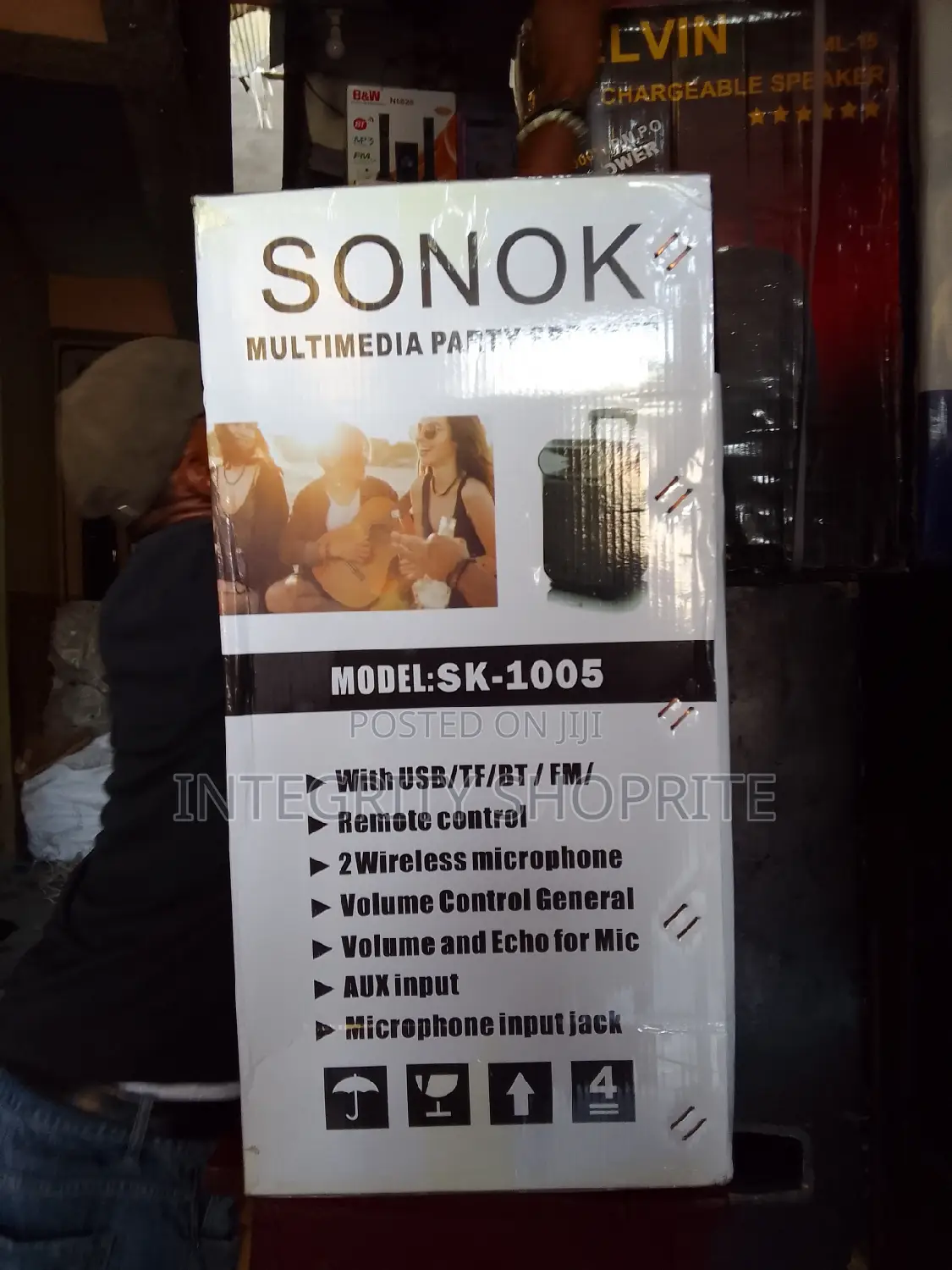 SONOK 10 Inches PA System With Two Wireless Microphonesė