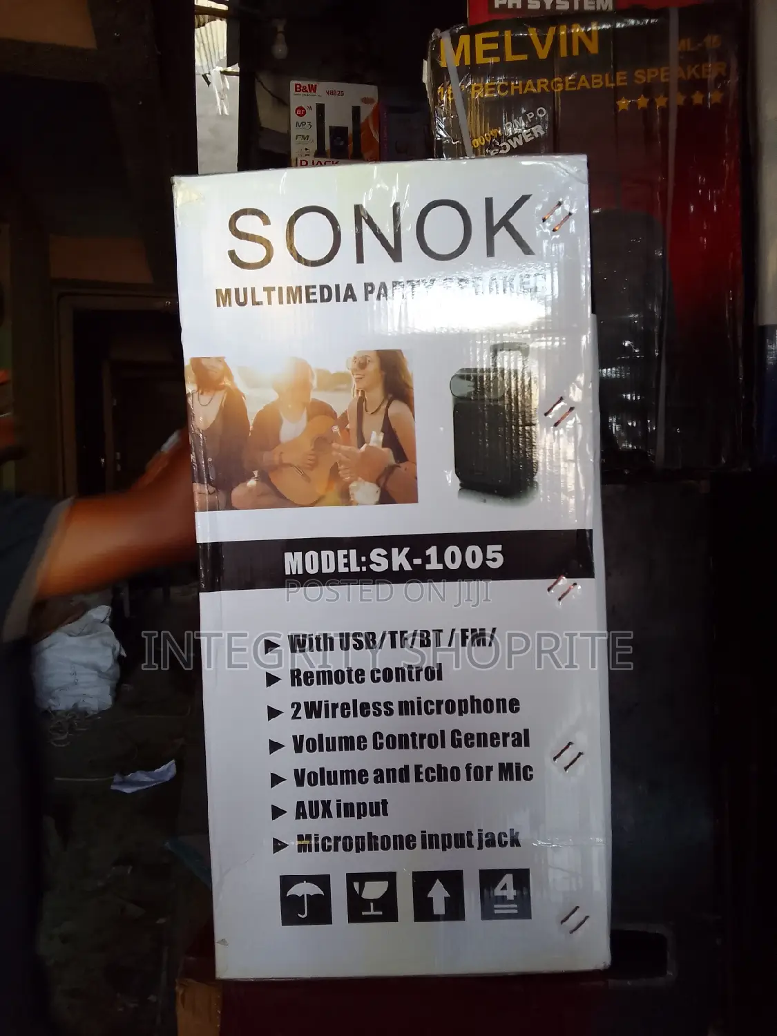 SONOK 10 Inches PA System With Two Wireless Microphonesė