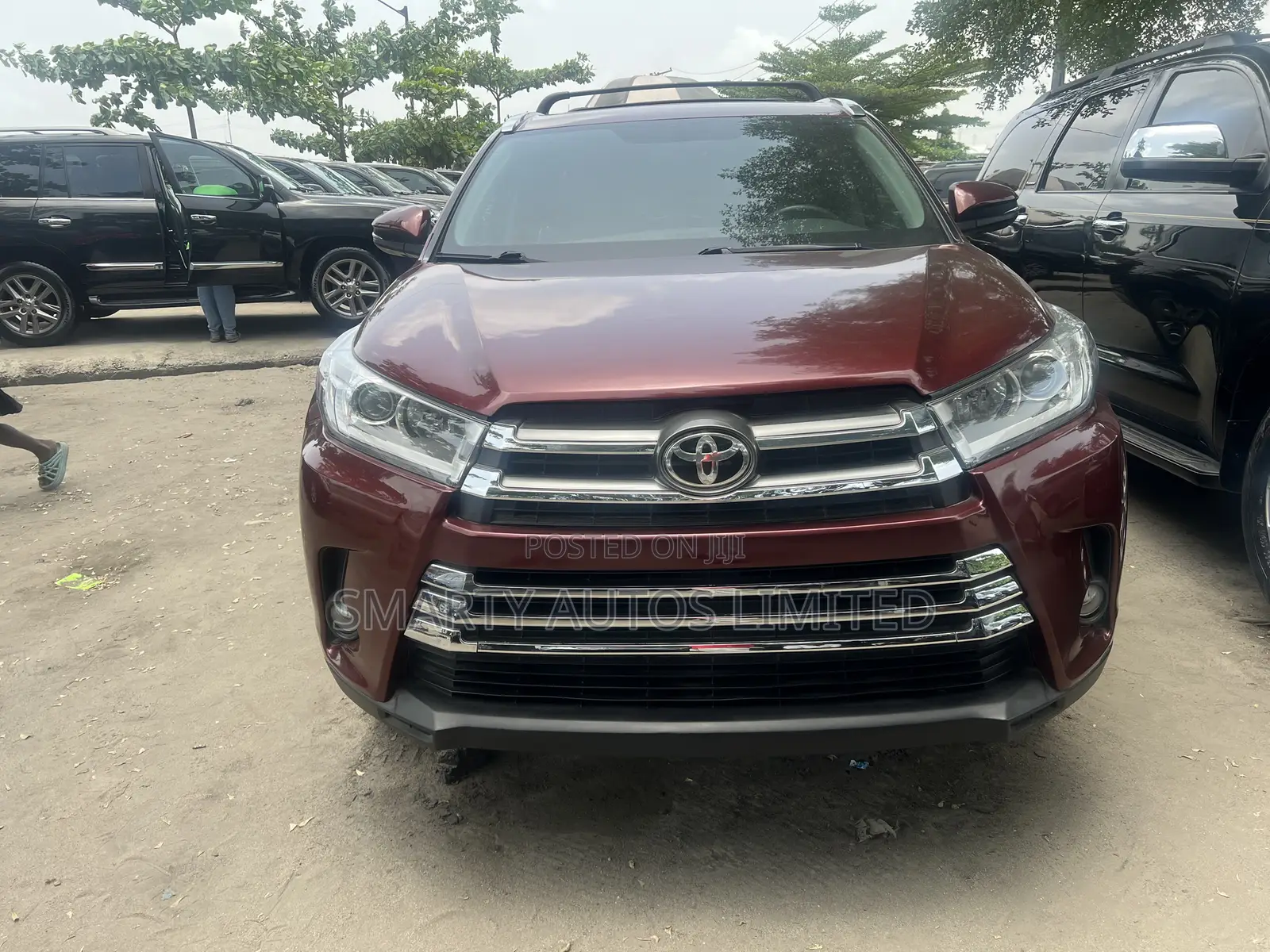 Toyota Highlander Limited Platinum V6 4x2 (3.5L 6cyl 6A) 2016 Red