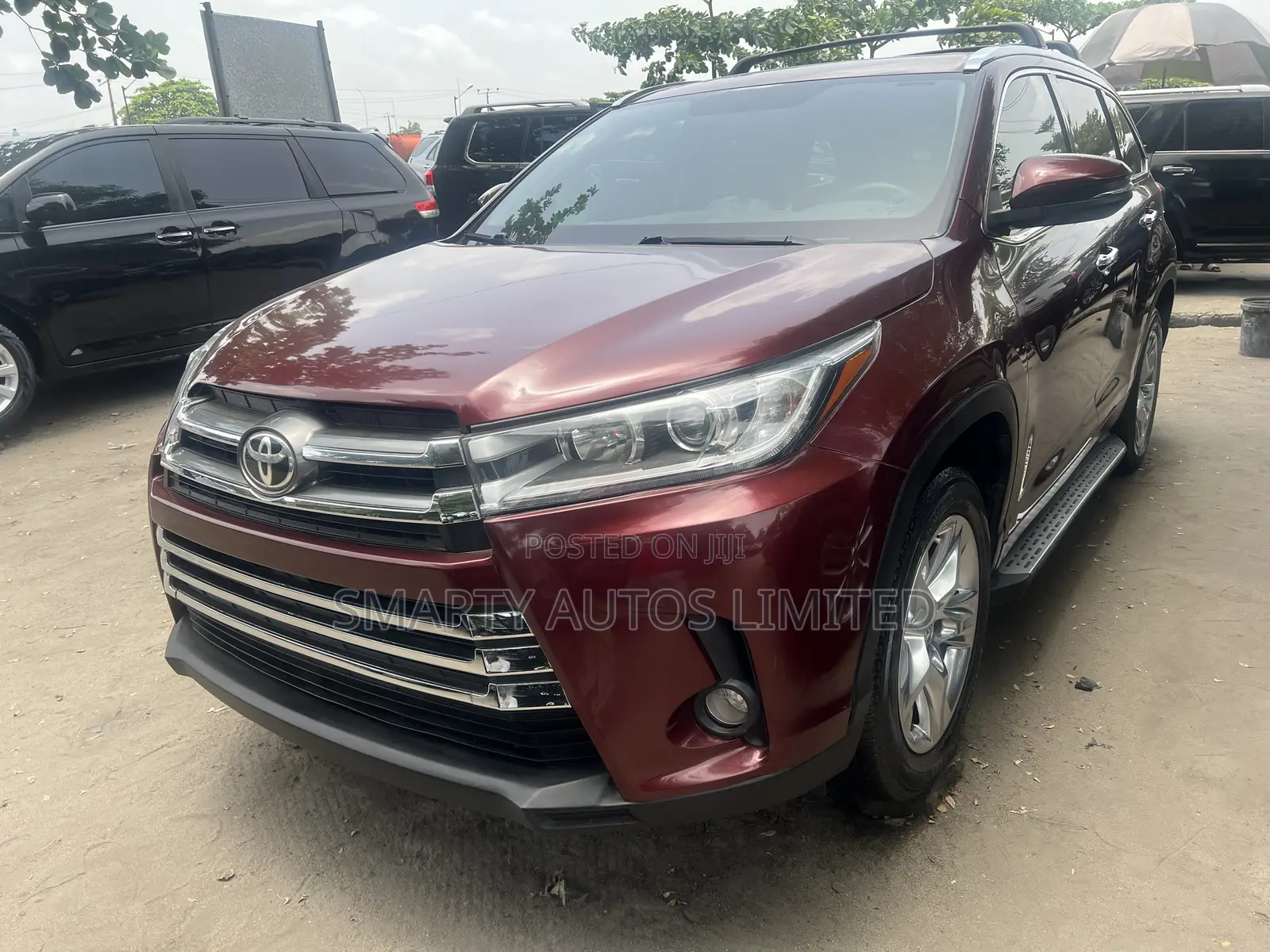 Toyota Highlander Limited Platinum V6 4x2 (3.5L 6cyl 6A) 2016 Red