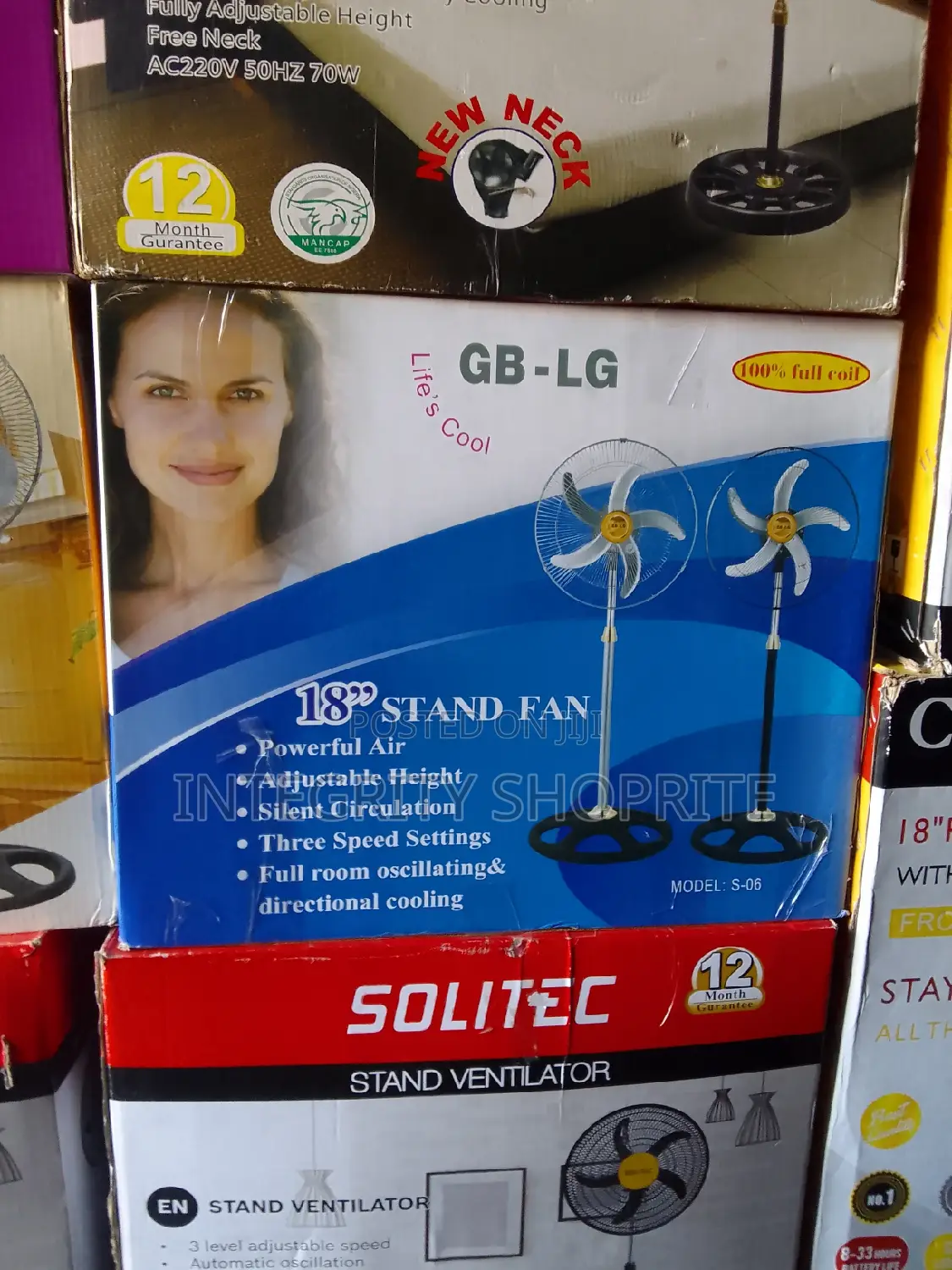 Gb - Lg 18" Standing Electric Fan