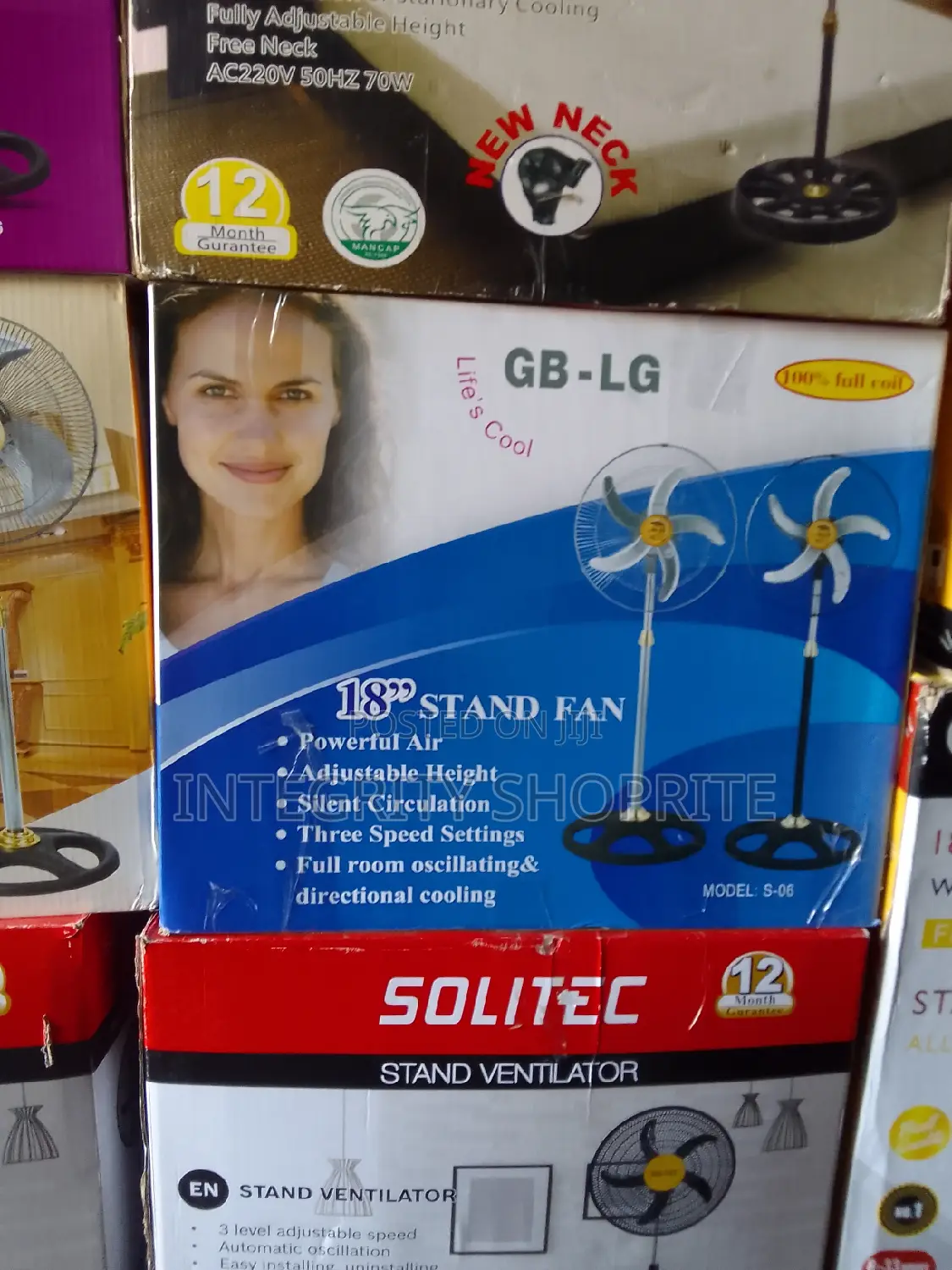 Gb - Lg 18" Standing Electric Fan