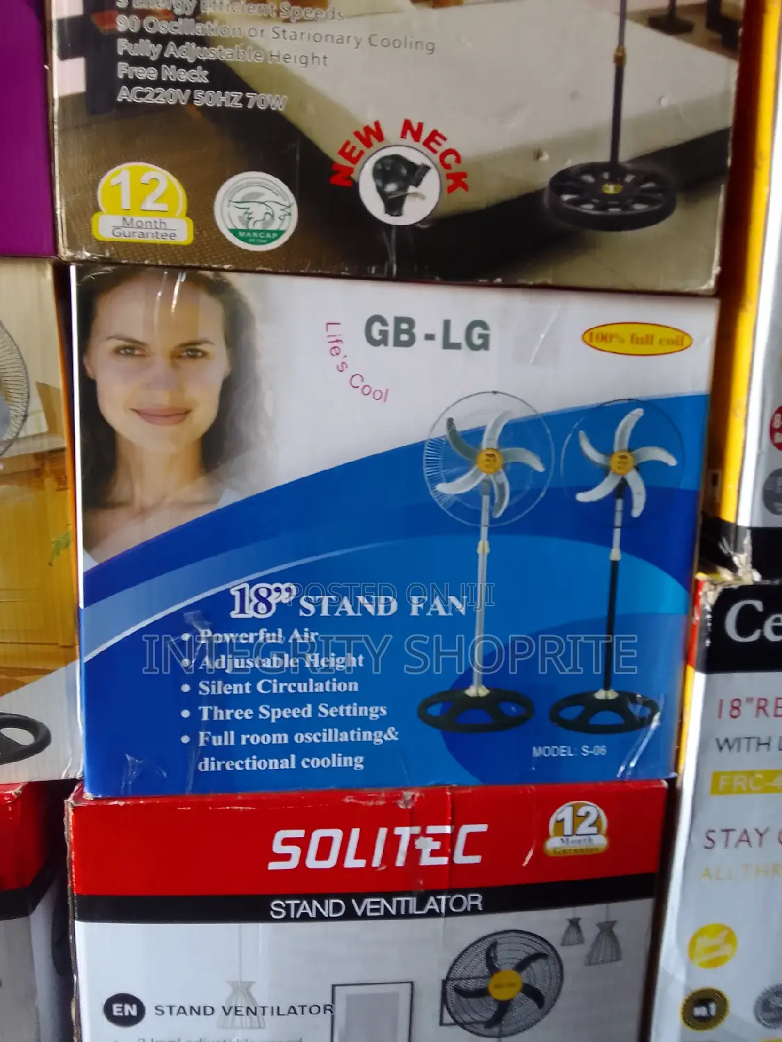 Gb - Lg 18" Standing Electric Fan