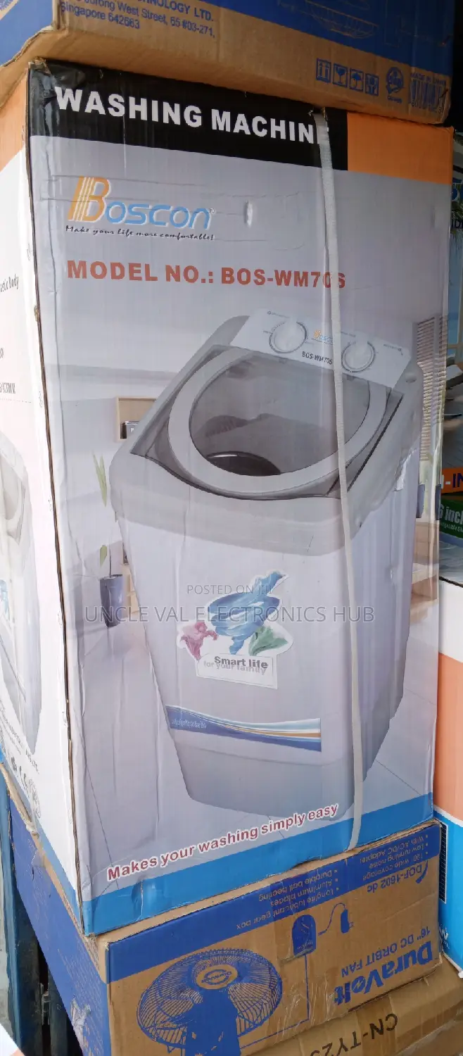 Boscon 7kg Single Tub Washing Machine