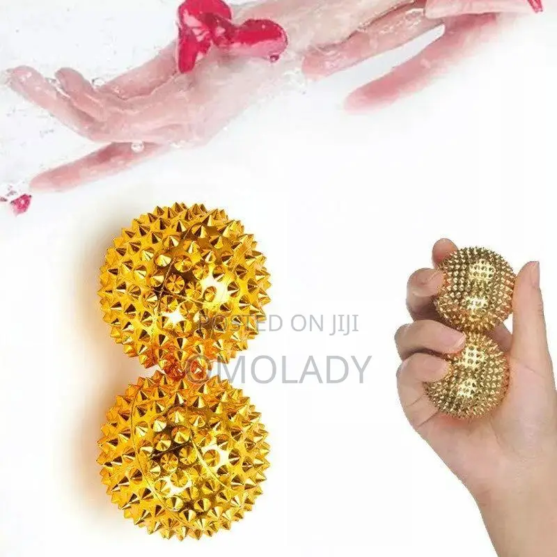 Acupressure Magnetic Hand Massager Balls -2pc