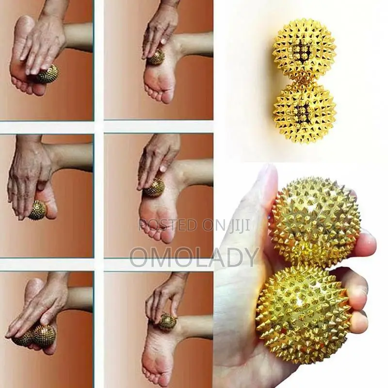 Acupressure Magnetic Hand Massager Balls -2pc