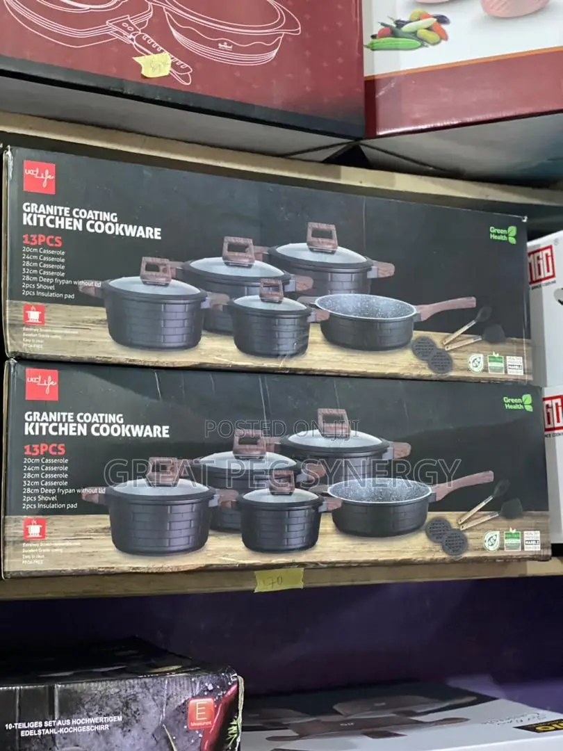 Granite Pot (Cookware) 13 Pieces