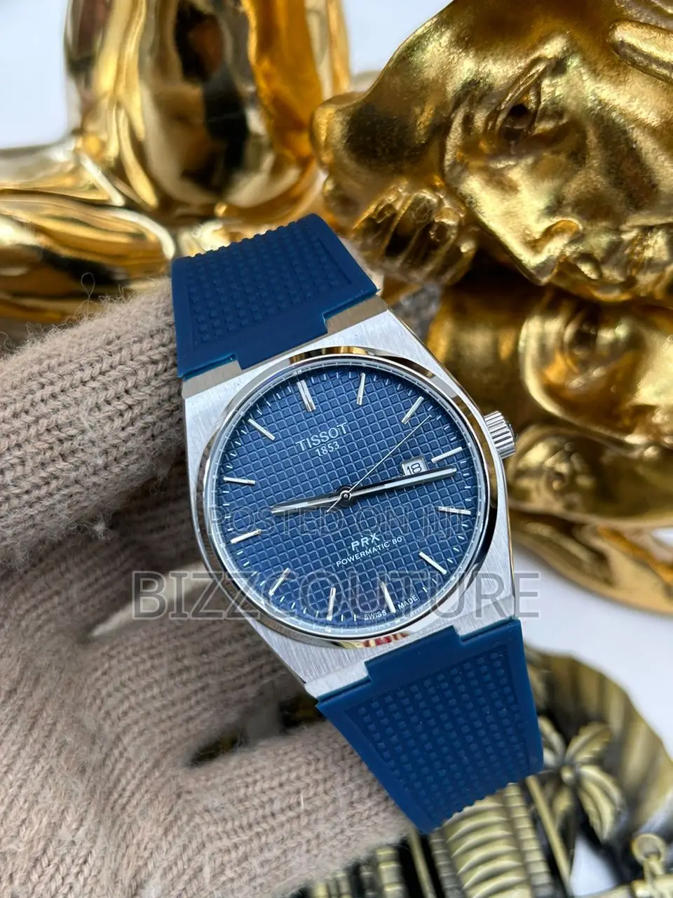 Original Tissot Bule DAIL Rubber Strap Available In Store