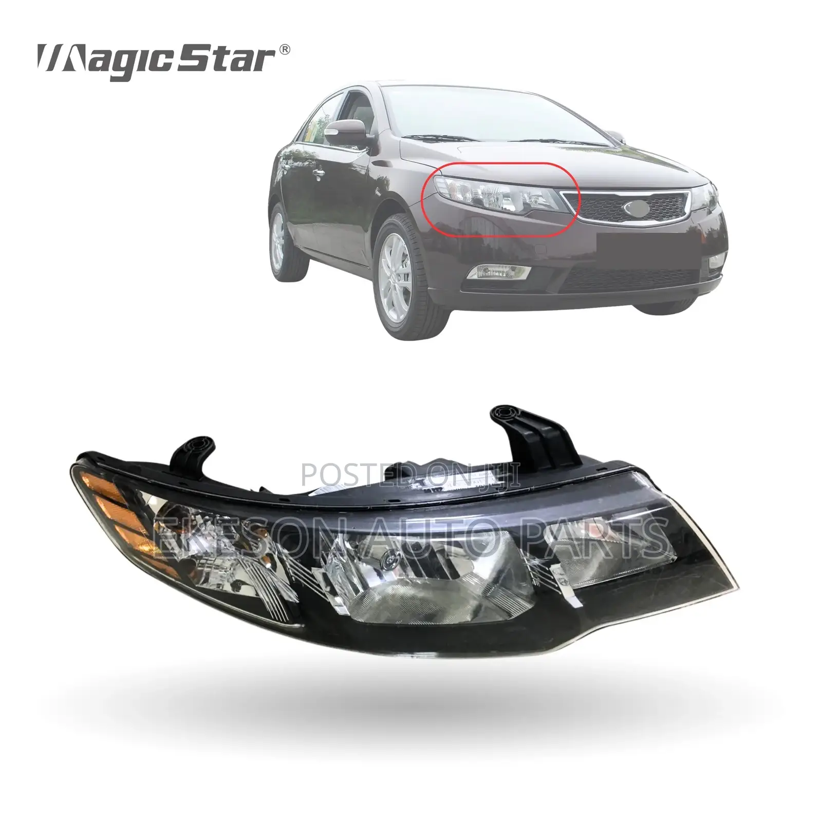 Full Light Head Lamp Kia Cerato 2009/2010