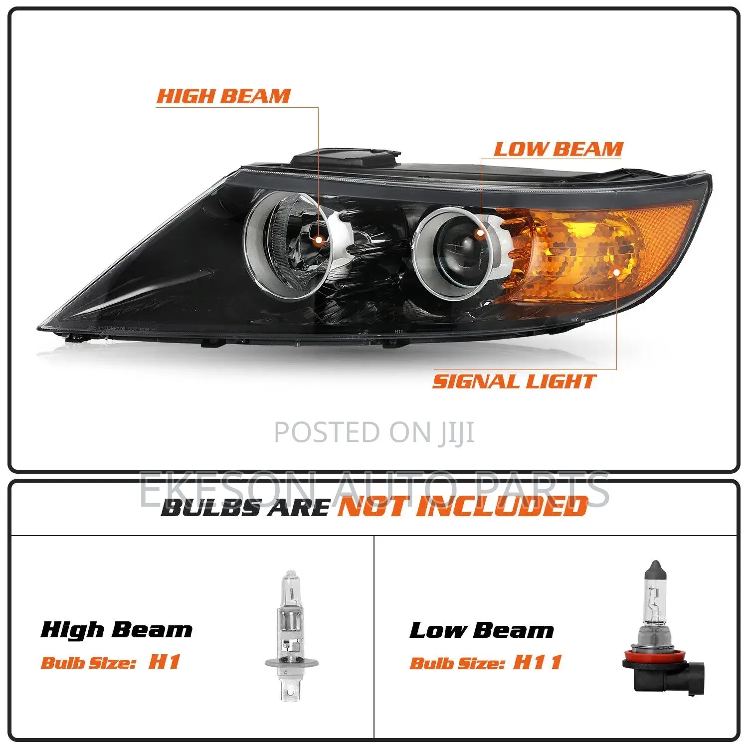 Full Light Head Lamp Kia Sorento 2011/2013