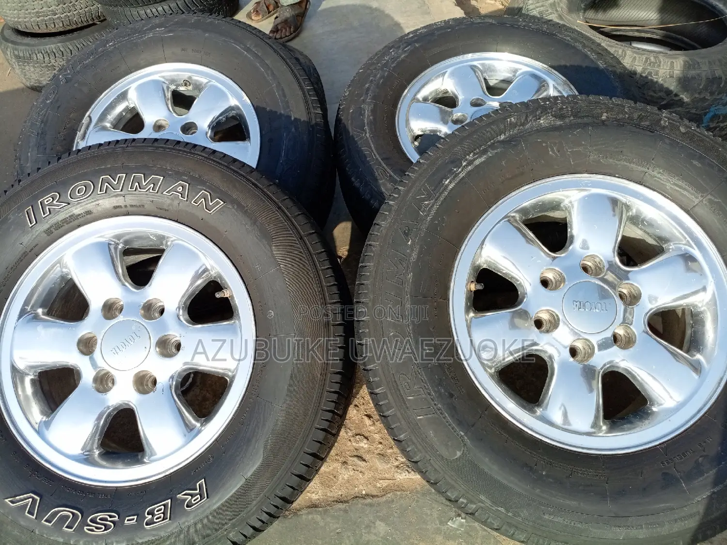 16" Rims Toyota Hilux With Tyres 255/70/16