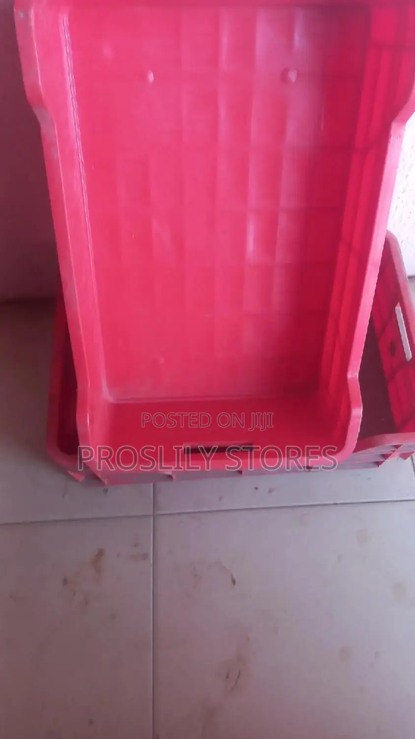 Thick Non Perforated Crates