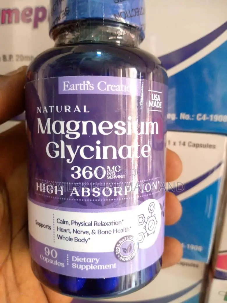 Earth Creation Magnesium Glycinate 360mg-90caps