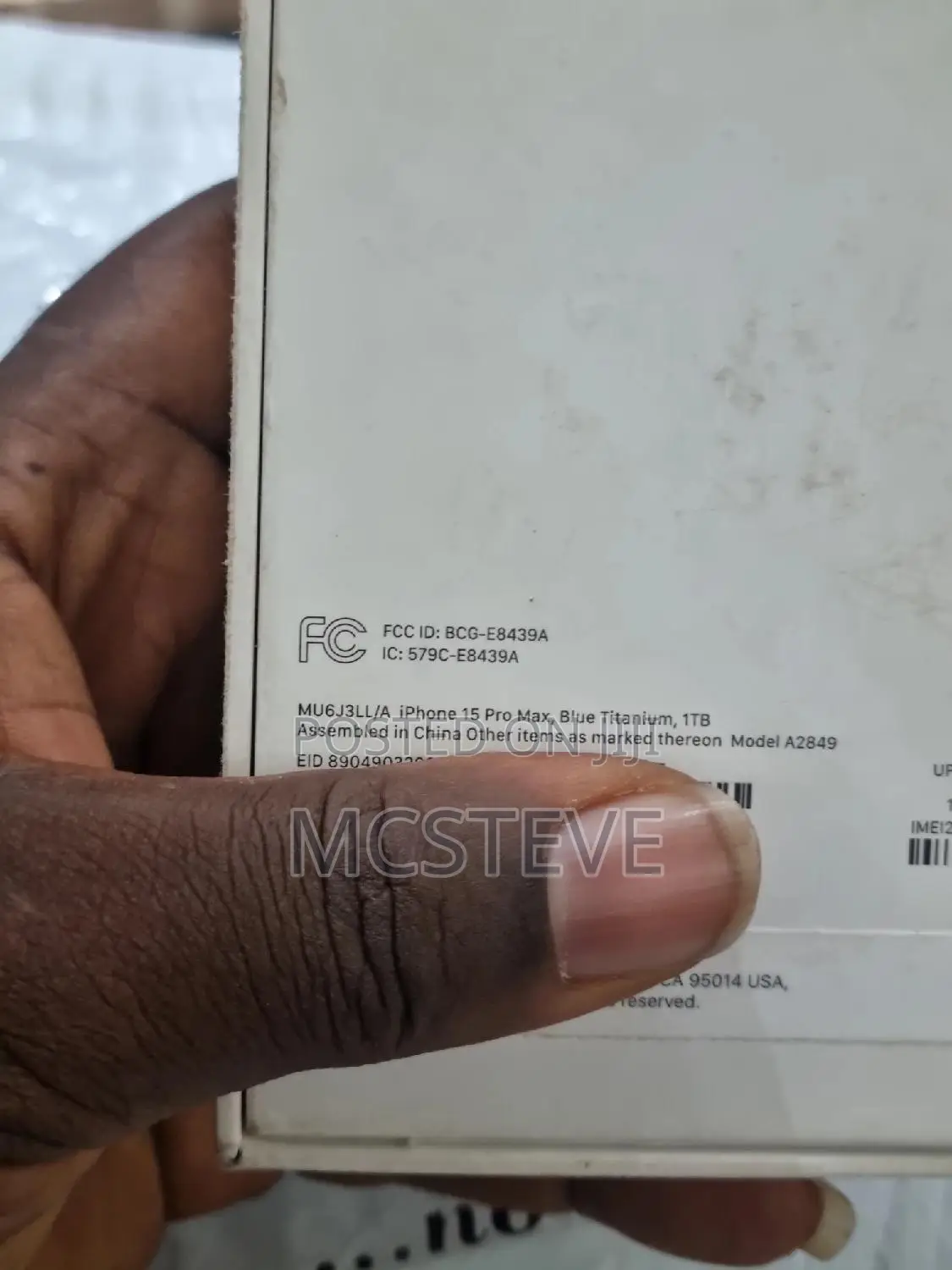 New Apple iPhone 15 Pro Max 1 TB Blue