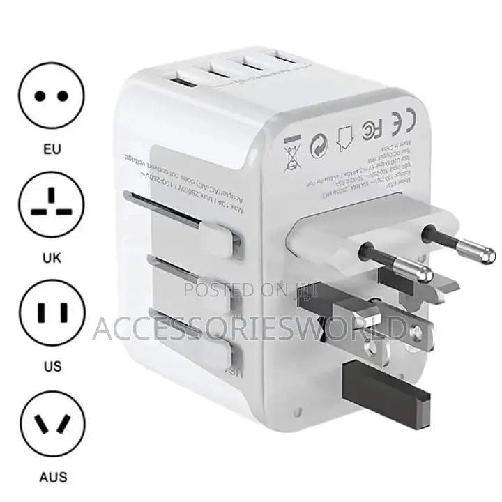 LDNIO Z6 3 USB Ports 65W Gan Travel Adapter