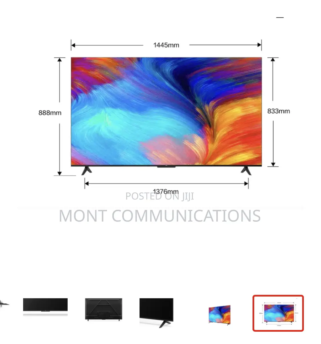 TCL TV 65 Uhd Android Black