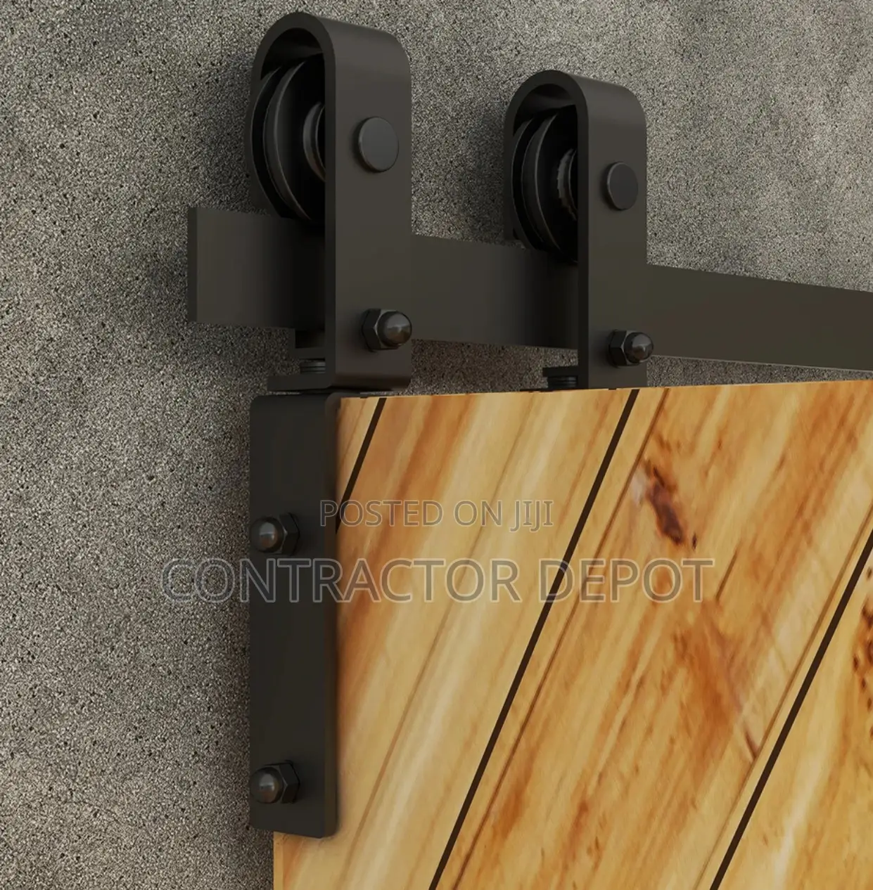 Heavy Duty Sturdy Bifold Barn Door Hardware Kit