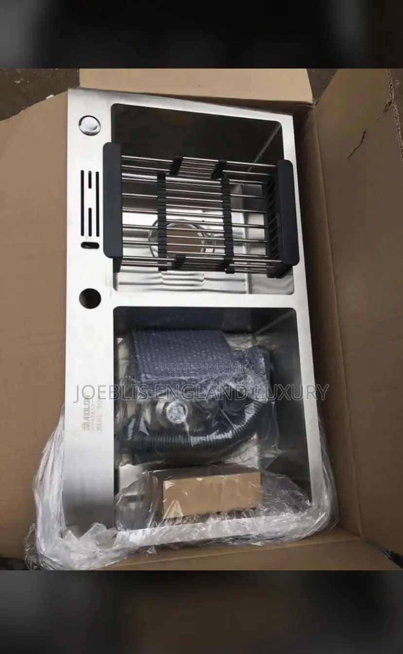 Complete Set of Kitchen Sink With It All Its Accessories
