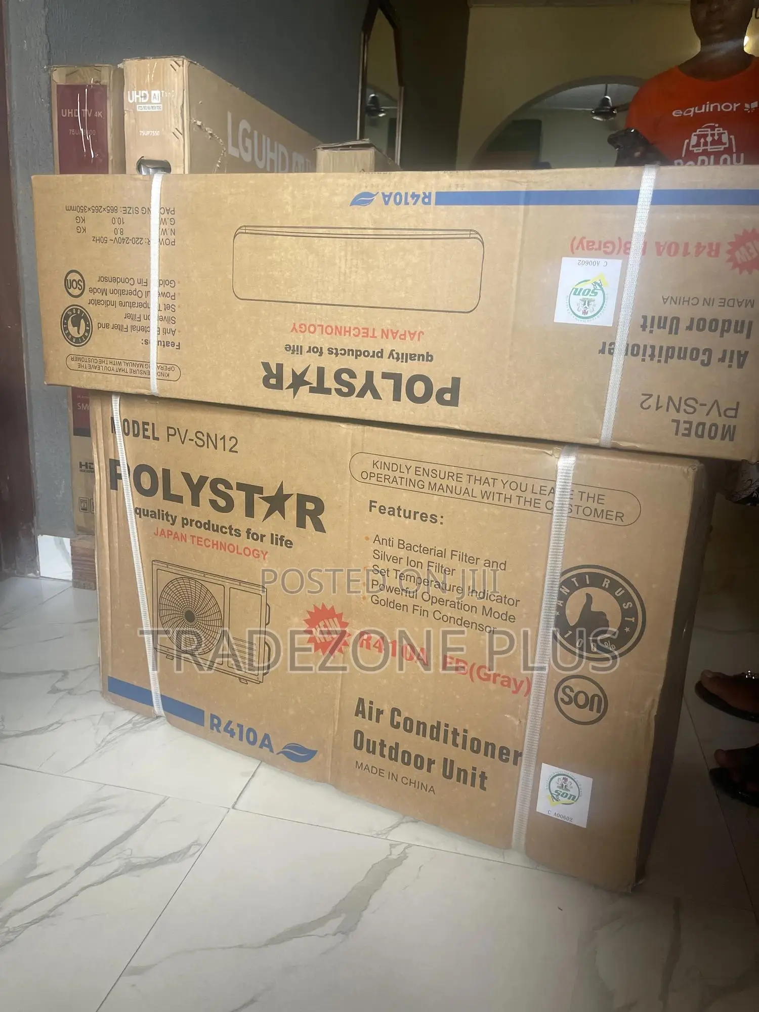 Polystar 1.5hp Non-Inverter AC With Full KIT