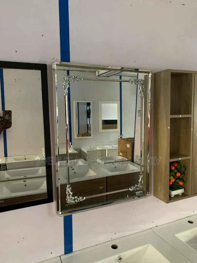 Frame Mirror Stainless Steel 60by80