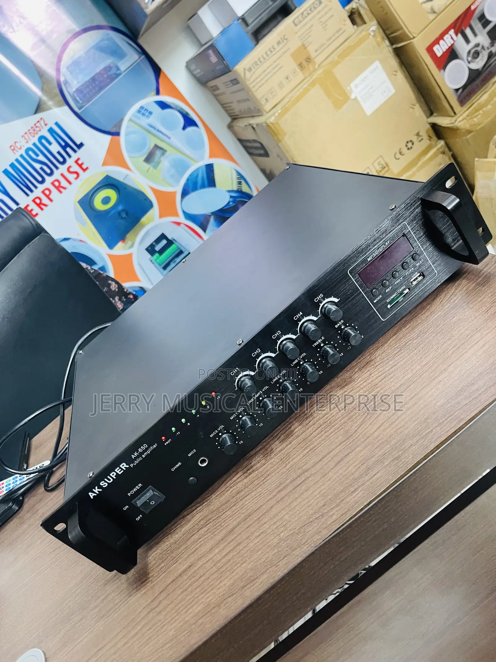 Ak-650 Public 5zone Powered Amplifier for Pop/Speakers