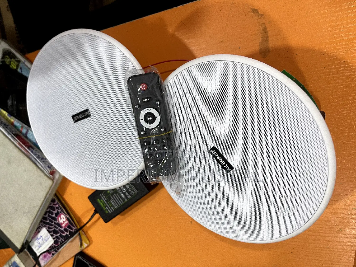30watts Frameless Bluetooth Ceiling Speakers With Remote