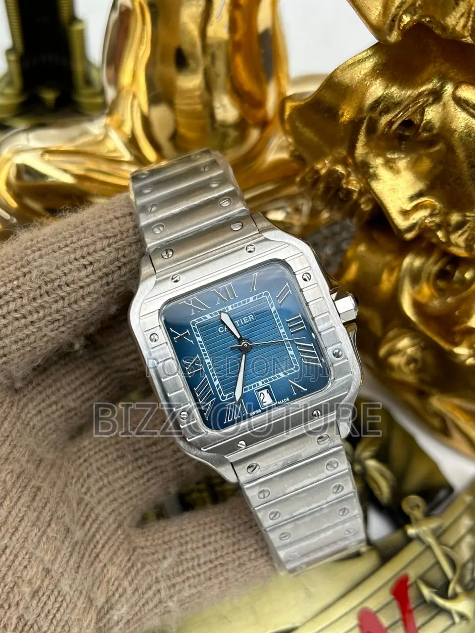 Original CARTIER SILVER CHAIN WATCH Available in Store