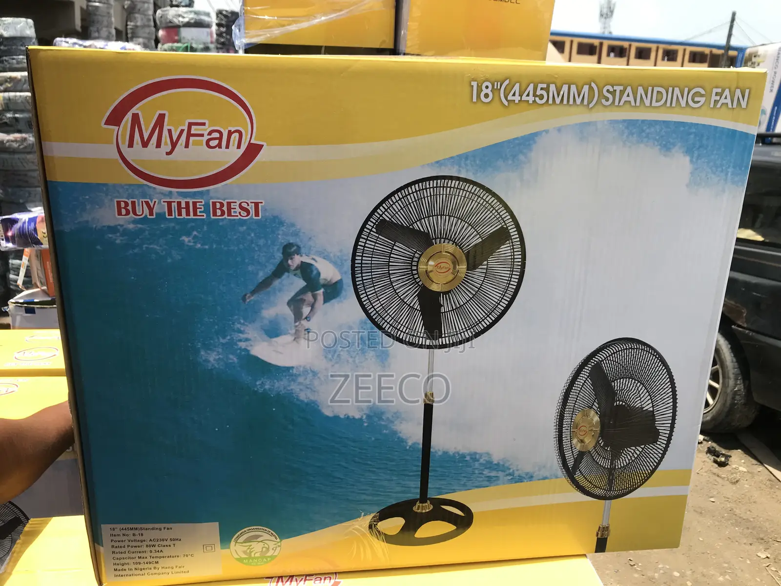 18” Standing Fan