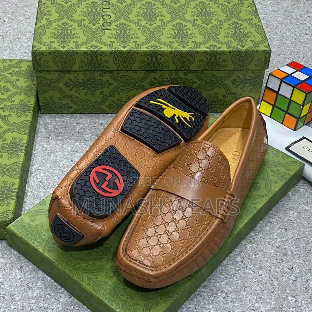 Original Italian Leather Gucci Loafers