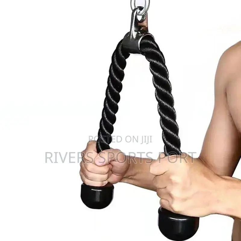 Pro Tricep Rope Pull Down Attachment for Exercise Machine