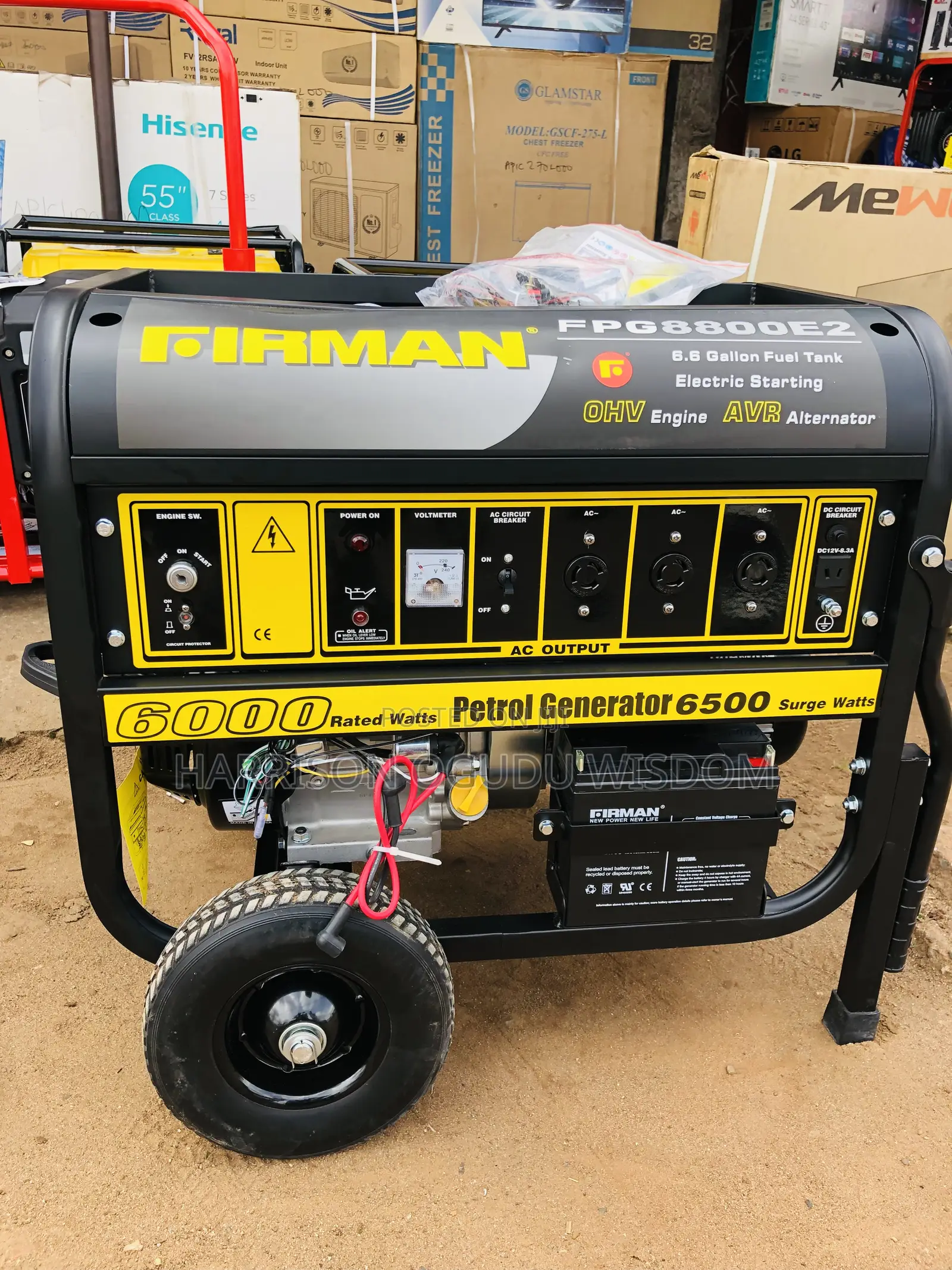 Quality Firman Generator 6.5 Kva Available
