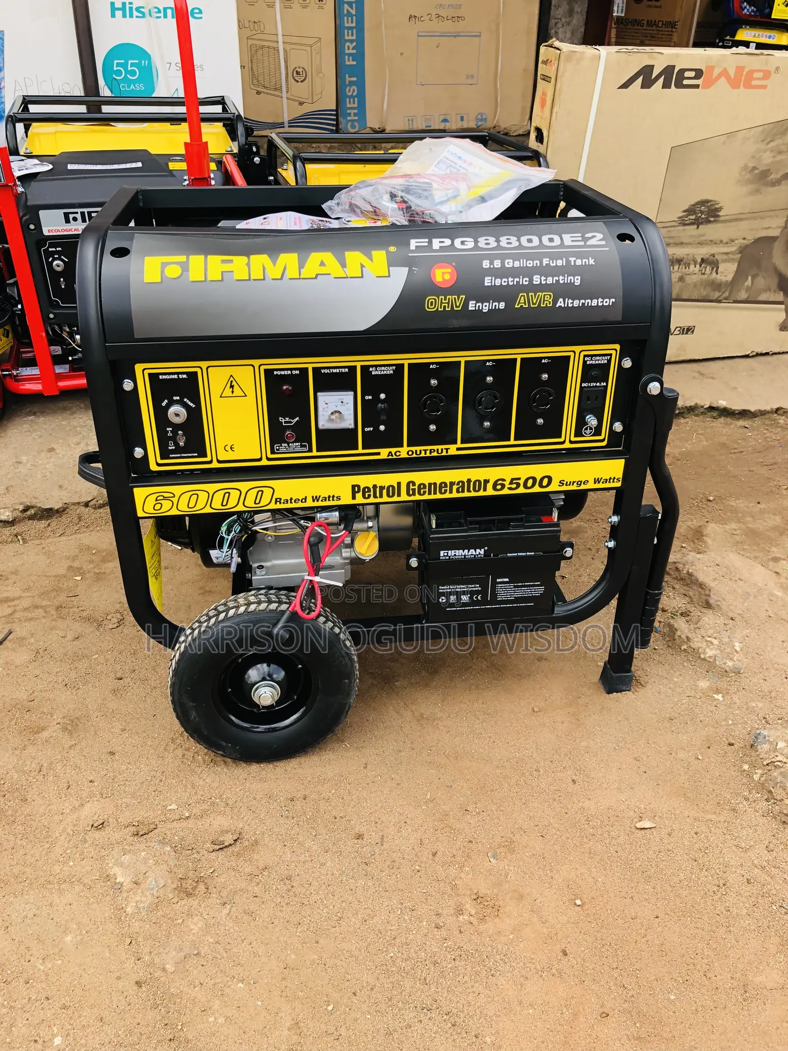 Quality Firman Generator 6.5 Kva Available